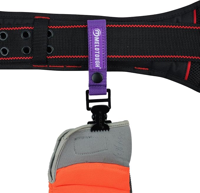 MELOTOUGH Work Glove Holder Glove Strap Quick Leash With Alligator Clip…