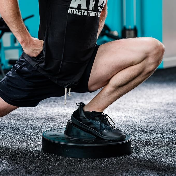 ATG Buddies Squat Wedge Block for Heel Elevated Squat and ATG Split Squats with Carrying Case, Light Weight and Easy to Travel