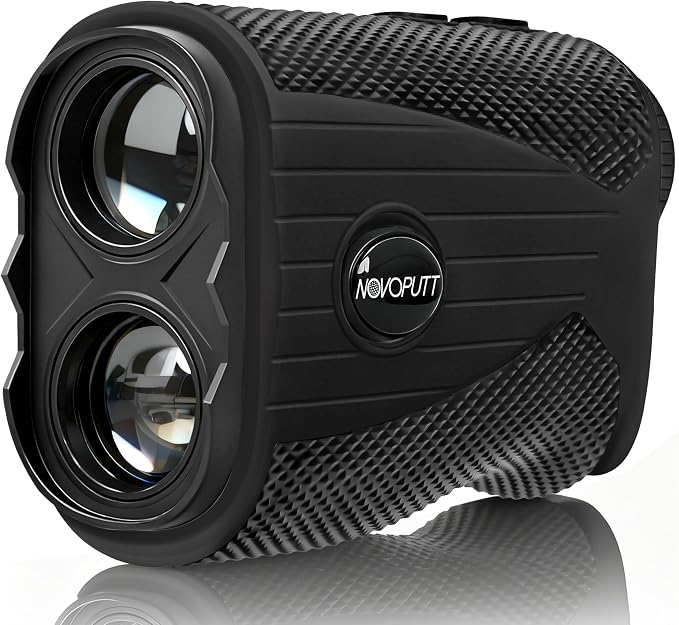 Golf Rangefinder with Slope - 1200 Yards Range Finder for Golfing/Hunting, 7X Magnification, Flag Pole Locking Vibration, Rechargeable Range Finders with Magnet Stripe, Best Golf Accessories Gift
