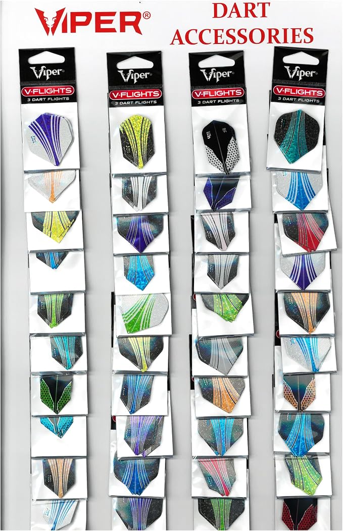Viper Accessory Card with 40 V-Lux Glitter Flights