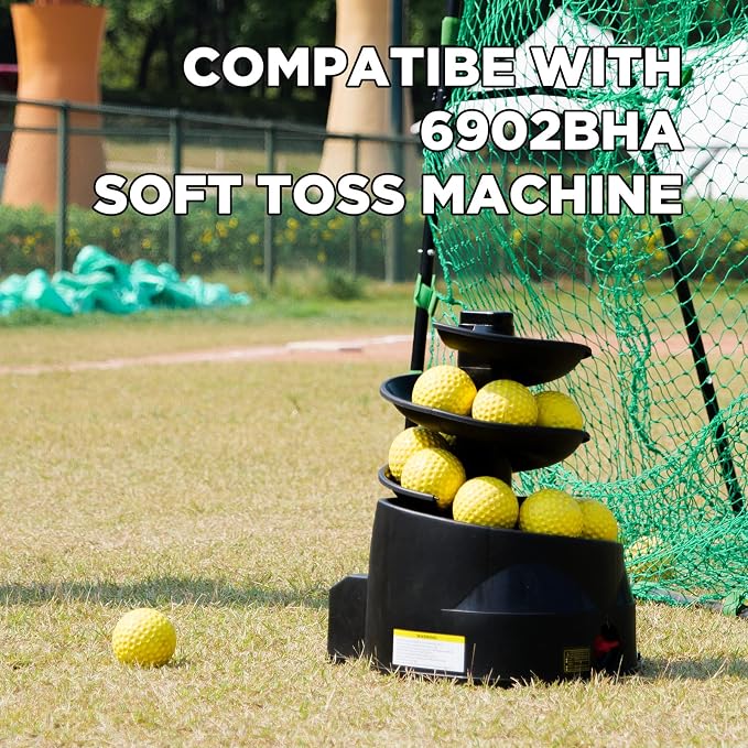 Furlihong Extendable Spiral Ball Chute for 6902BHA Soft Toss Machine, One Pair