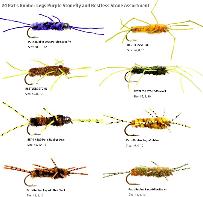 Outdoor Planet 24/48/66/72 Premium Hand Tied Fly Fishing Flies Assortment | Fly Boxes Included | Dry, Wet, Nymphs, Streamers, Wooly Buggers, Terrestrials | Trout, Bass Lure Set, Kit, Gift