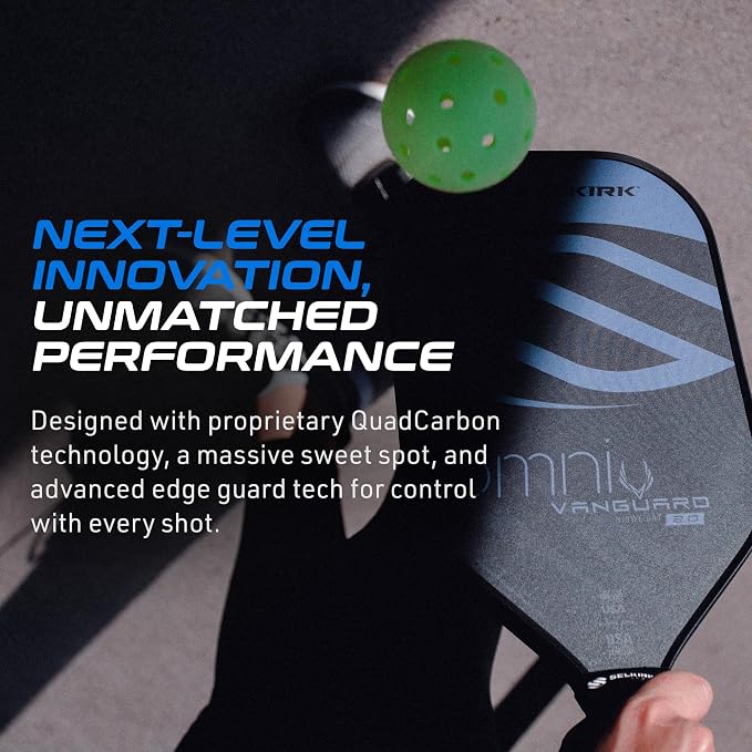 Selkirk Sport Vanguard Hybrid Pickleball Paddle | Carbon Fiber Pickleball Paddle with a Polypropylene X5 Core | Pickleball Rackets