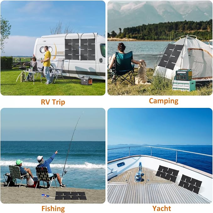 45W Solar Panel Portable Foldable Solar Panel Charger Lightweight with DC 18V,USB C & USB A,25% High Efficiency,IP67 Waterproof,for Camping,Backpacking,Hiking,RV,Off-Grid,Cell Phones,Power Bank