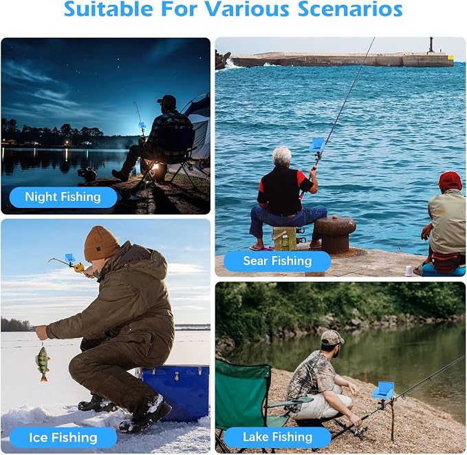 Underwater Fishing Camera 4.3 Inch,4K HD IPS Monitor Fish Finder 220° Wide Angle IP68 Waterproof Infrared Night Vision with 98ft Cable,5000mAh Fishing Camera Gift for Men,Ice Lake Boat River Fishing