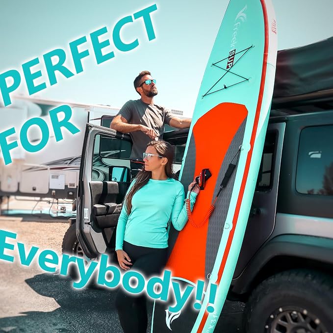 Freein SUP Inflatable Stand Up Paddle Board with Kayak Seat,Paddle Boards for Adults 10'/10'6”/11', Accessories sup Pump Adaptor,sup Kayak Paddle