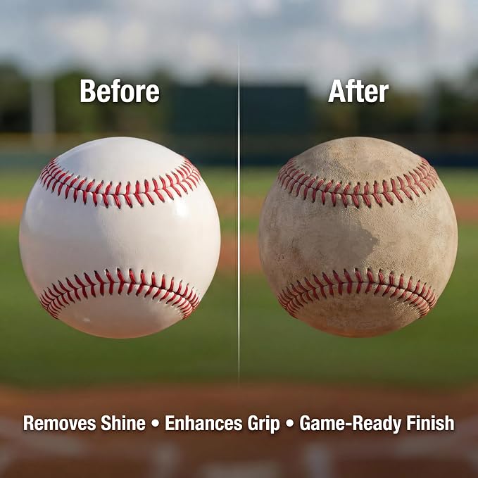 Football Mud, Baseball Mud for Grip & Control, Improves Handling, Durable & Safe for Training and Games