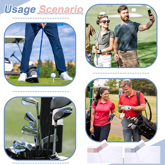 Mixweer Caddy Golf Towel 22" x 42" Large Caddy Towel Camping Sport Towels Cotton Soft Towels for Man Golf Lovers