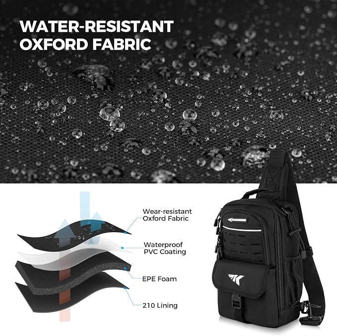 KastKing Everyday Essential Sling Tackle Bag & Tool Set, Fishing Scale & 3500-Tackle Box Waterproof, 7" Pliers, Lip Gripper - Fishing Gear and Gift for Men