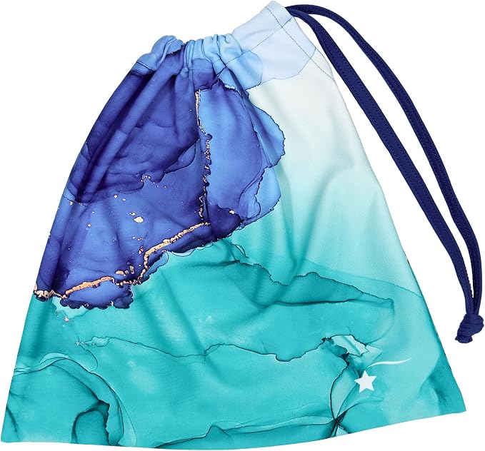 Destira Tidal Wave Grip Bag ñ Portable Drawstring Gym Bag for Gymnastics, Dance, Cheer, and More - Keep Grips, Wristbands, Tape with You at the Gym or On the Go