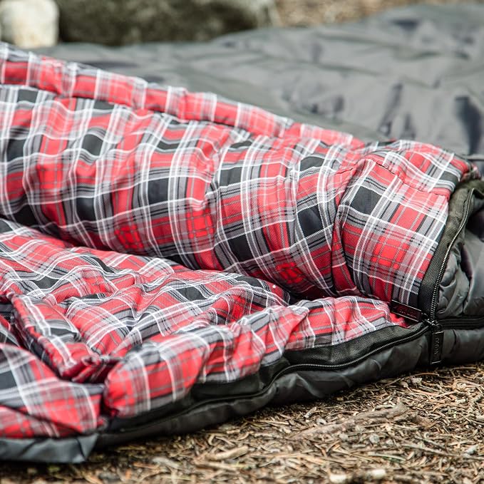 Teton Celsius XXL Sleeping Bag, Cold Weather Sleeping Bags for Adults and Kids, Camping Made Easy and Warm. Compression Sack Included