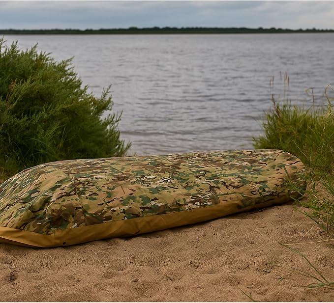 Akmax.cn Bivy Cover Sack for Military Army Modular Sleeping System, Waterproof Outer Shell for Sleeping Bag, Minimalist Stealth Shelter