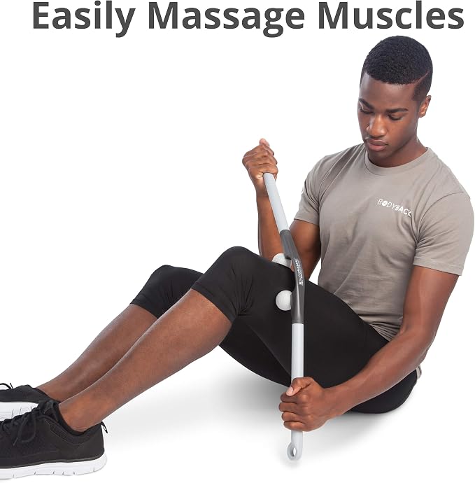 Body Back AccuMassage FSA Eligible - Dual Pressure Point Massage Tool & Massage Hammer - 2 in 1 Design - Shiatsu Neck Massager Tool, Golf Ball Percussion Massager for Deep Tissue Pain Relief