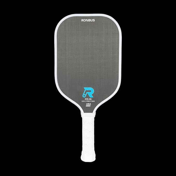 Ronbus R1.16/R2.16/R3.16 Raw Toray T700 Carbon Fiber Pickleball Paddle with 16 mm Polypropylene Honeycomb Core