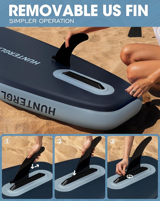 CETANA Extra Wide Inflatable Paddle Board 11'6 x 35" x 6", 450LB High Weight Capacity Wide Stable Stand Up Paddle Board for Beginners, 2–3 Person Large Paddleboard with 3 Fins, Dual Bungee, 15 D Rings