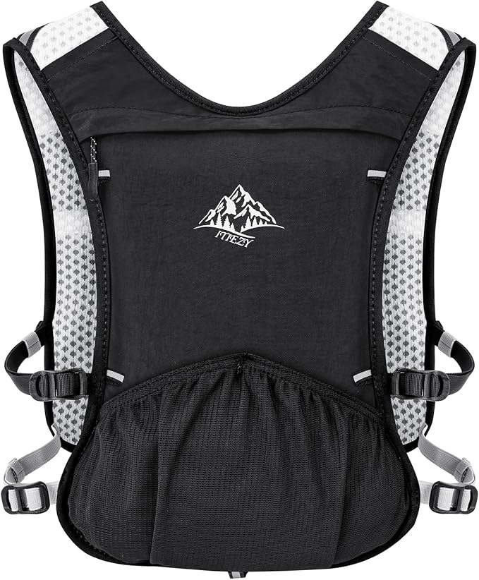 ITIEZY Running Vest for Women Men, 5L Hydration Backpack Lightweight Running Water Vest with Leak-Proof Bladder Sleeve for Marathon, Trail, Cycling, Hiking, Jogging