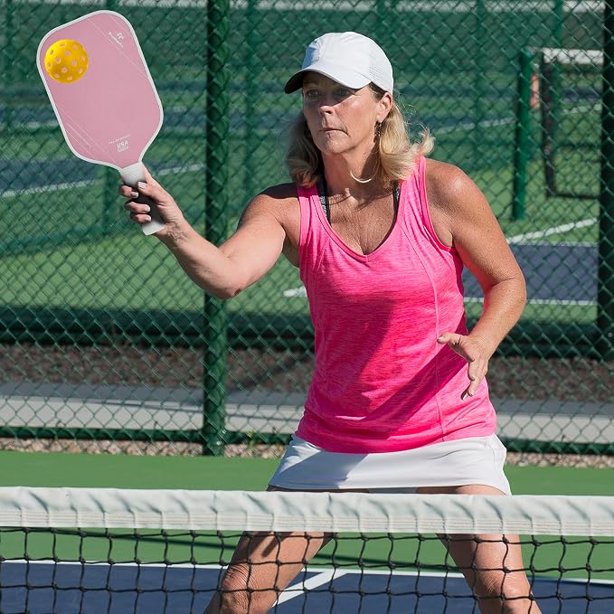 FH-500 T700 Pickleball Racket, 14MM Thick Two-Handed Offensive Pickleball Racket, Speed and Control