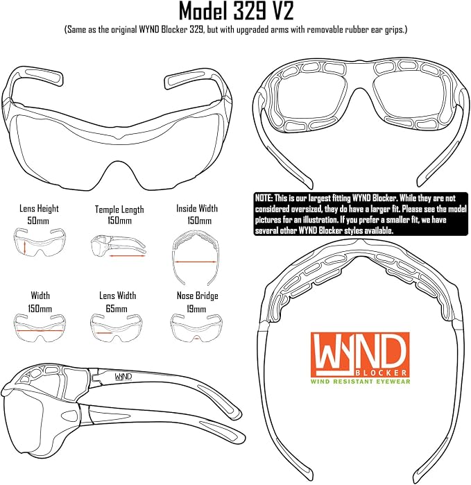 Polarized Large Motorcycle Riding Sunglasses Sports Wrap Glasses