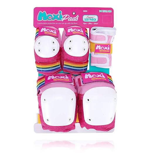 187 Killer Pads Six Pack Pad Set, Protective Gear for Elbows, Knees, and Wrists - Ideal for Skateboarding, Roller Skating, and Inline Skating