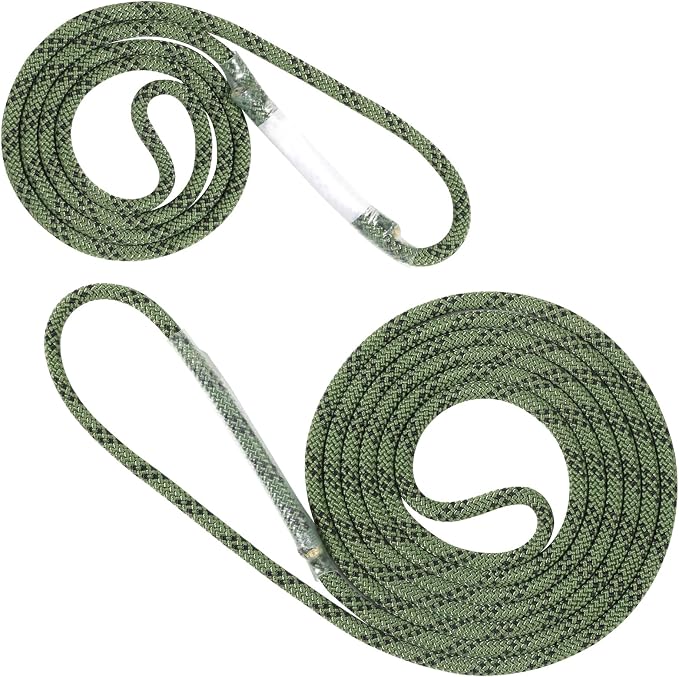 1/4 Inch Pre-Sewn Prusik Loop 47 Inch, Premium Aramid Nylon Hybrid Cord 12kN, Superior Heat Abrasion Resistant Rope Loop for Arborist Rescue Outdoor Rigging