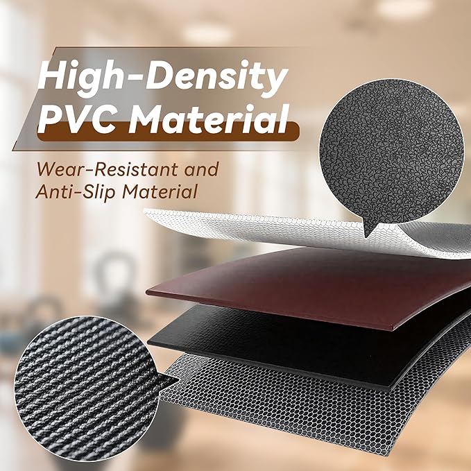 Walking Pad Mat β 68" x 24", 1/4" Thick Non-Slip Treadmill Mat for Carpet Floors & Hardwood, Shock Absorbing Exercise Mat & Under Treadmill Mat for Floor Protection in Home Gym
