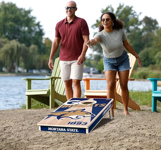 YouTheFan NCAA 2’ x 4’ Professional Wood Cornhole Game