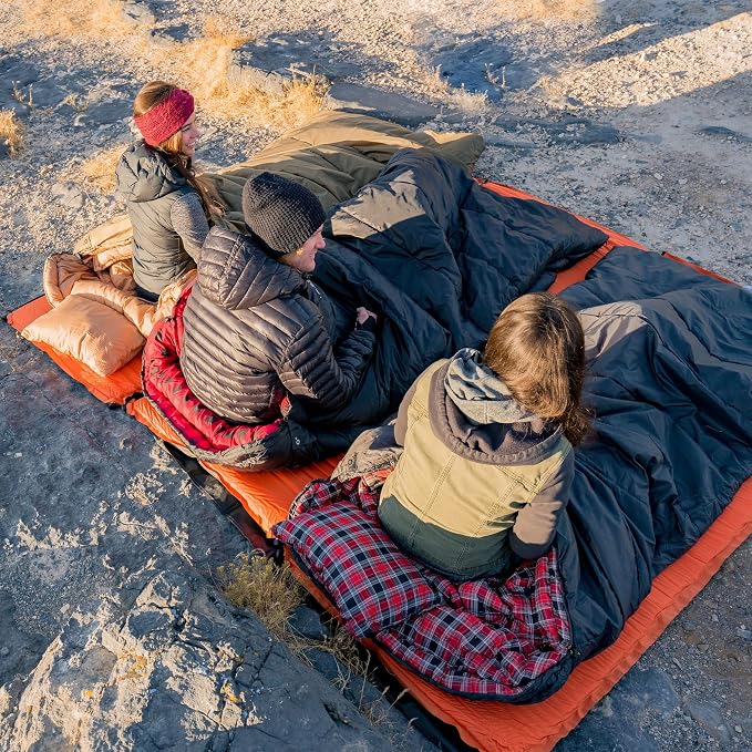 Teton Celsius XXL Sleeping Bag, Cold Weather Sleeping Bags for Adults and Kids, Camping Made Easy and Warm. Compression Sack Included