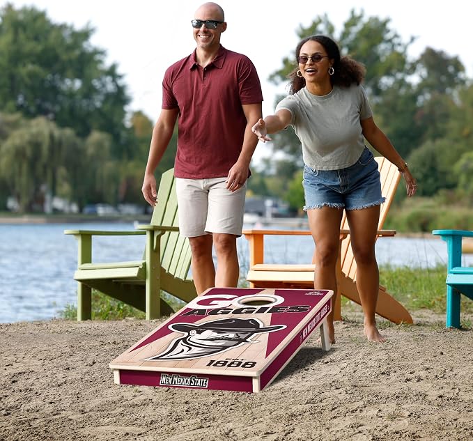 YouTheFan NCAA 2’ x 4’ Professional Wood Cornhole Game