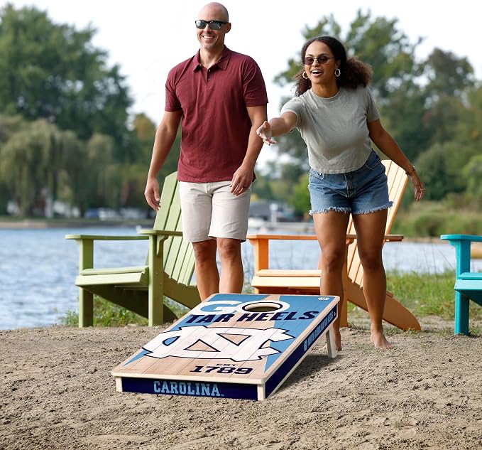 YouTheFan NCAA 2’ x 4’ Professional Wood Cornhole Game