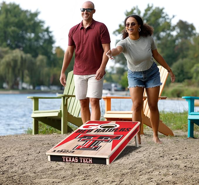 YouTheFan NCAA 2’ x 4’ Professional Wood Cornhole Game