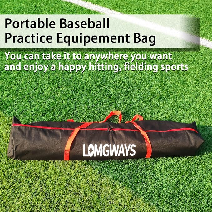 7x7ft/8x8ft Baseball Softball Net with Steel Frame for Batting, Hitting, Pitching, Portable Baseball Batting Net with Carry Bag, Great for All Levels