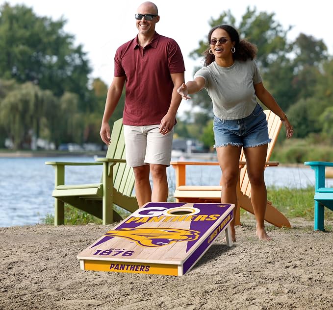 YouTheFan NCAA 2’ x 4’ Professional Wood Cornhole Game