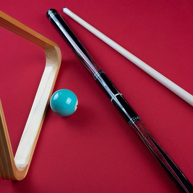 Billmart Pool Cue Stick, Low Deflection Shaft Billiard Cue Sticks with Hard Case, Pool Table Sticks Queue, 19-21 oz Pool Que