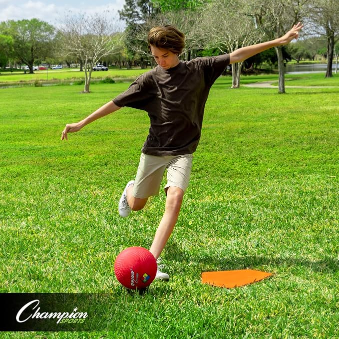 Champion Sports Throw Down Base Sets – Durable Baseball & Softball Practice Bases for Indoor & Outdoor Training