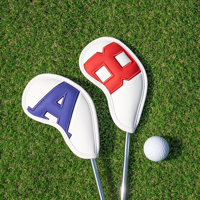 Craftsman Golf Magnetic Iron Headcovers Protective Cover with Large No. Available for Customize Name