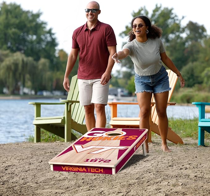 YouTheFan NCAA 2’ x 4’ Professional Wood Cornhole Game