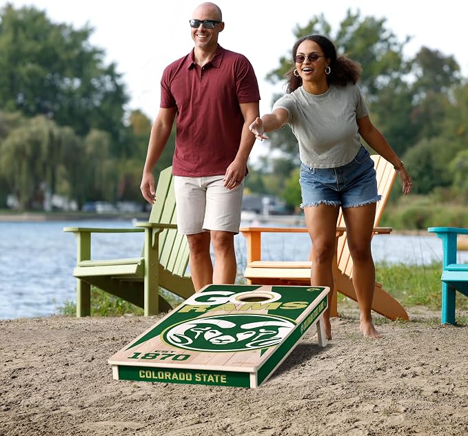 YouTheFan NCAA 2’ x 4’ Professional Wood Cornhole Game