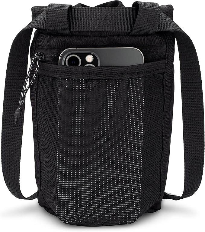 Oso Supply Co - Classic Chalk Bag for Rock Climbing, Bouldering Chalk Bag Bucket with Quick-Clip Belt, Zippered Pockets and Pouch - Perfect Indoor/Outdoor Rock Climbing Gear Equipment