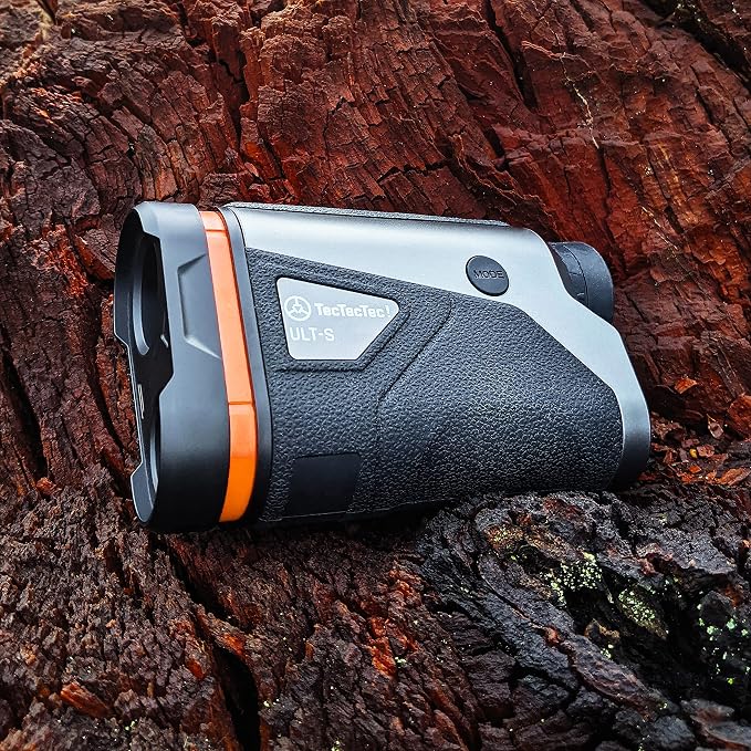 TecTecTec ULT-S & ULT-S Pro with Stabilization Golf Rangefinder with Slope and Vibration, Hyper Read Technology, Smart Laser Range Finder Binoculars with Fog Mode and TOLED Display for Golfing and Hunting