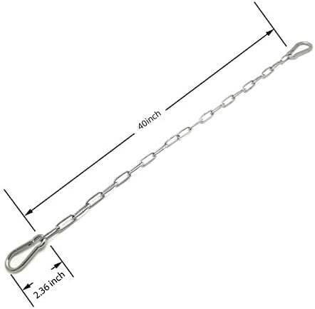 Heavy Duty Chain 440LB 40" Chains for Heavy Bag, Hammock, Swing, Outdoor Indoor Use, Rust-Resistant Secure Hanging