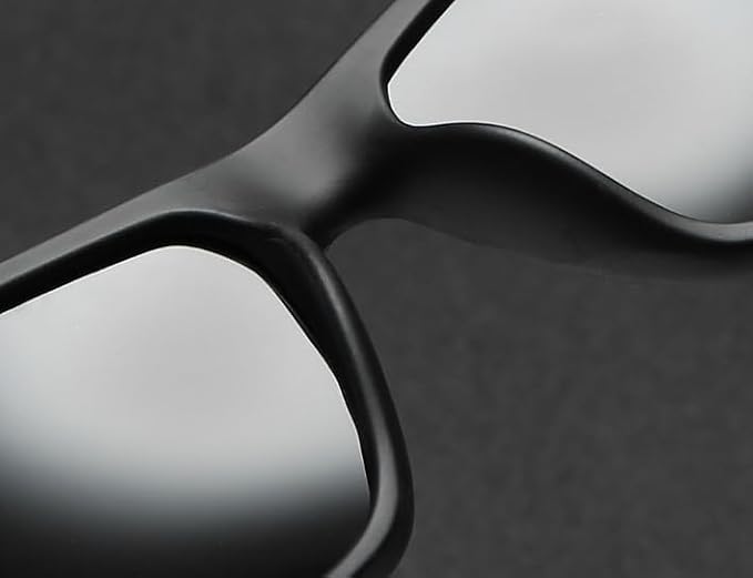 Polarized Bifocal Sunglasses Reading Glasses for Men Women Sports Wrap Silver Mirror Black Fishing Driving