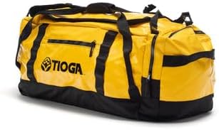 TIOGA Venture Outdoor Duffel Bag with Backpack Straps, Weather Resistant, Rugged Construction, Gear Hauling for Outdoor Adventures, Large / 70L, Yellow