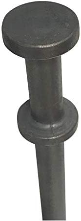 Double Head Tent Stakes - Heavy Duty Steel Tent Stakes, Versatile Ground Spikes to Anchor Commercial Inflatables, Party Tents, and Outdoor Camping Shelters, 1 x 36 Inch, 10-Pack