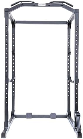 Fitvids Multiple Specifications Power Cage Squat Rack, Includes J-Hooks and Safety Straps, Other Optional Accessories