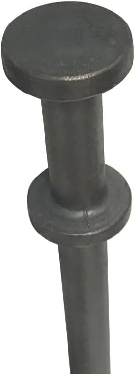 1 x 42 Inch Heavy Duty Double Head Steel Tent Stakes, Industrial Strength Versatile Ground Anchors for Commercial Inflatables, Large Event Tents and Camping Shelter Spikes - 4 Pack