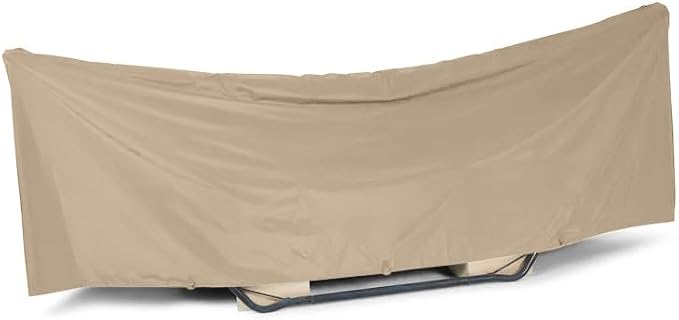 Covermates Hammock Cover – Classic 12-Gauge Vinyl, Weather-Resistant, Polyester Lining, Adjustable Buckle Straps & Lightweight Protection, 188W x 58D x 20H, Classic Tan