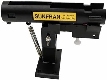 SUNFRAN Hooksetter | Auto Hook-Setting Rod Holder for Ice Fishing & Open Water Tip-Up/Tip-Down Replacement | Mounts on Bucket Lid, Boat or RV wall | Automatic Hook Setter