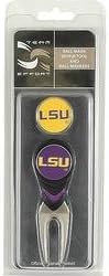 Team Effort Collegiate CVX Ball Mark Repair Tool & 2 Ball Markers
