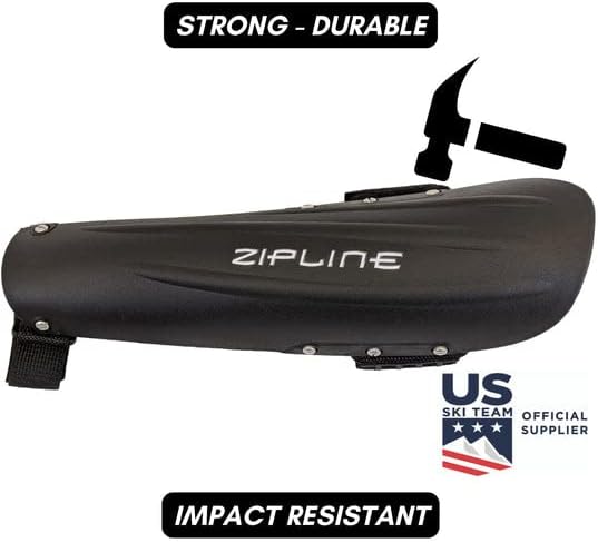 Zipline Forearm Guards for Ski Racers - Premium Downhill Poles Protector, Essential Race Gear for Enhanced Safety and Performance, Ideal for Competitive Skiers