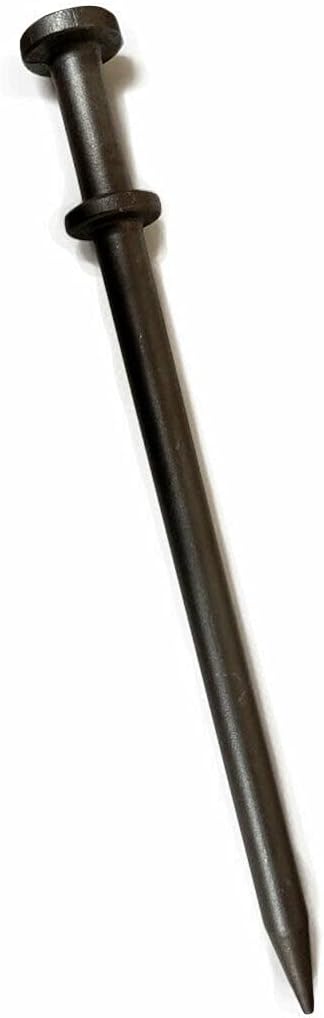 Double Head Tent Stakes - Heavy Duty Steel Tent Stakes, Versatile Ground Spikes to Anchor Commercial Inflatables, Party Tents, and Outdoor Camping Shelters, 1 x 42 inch, 10-Pack
